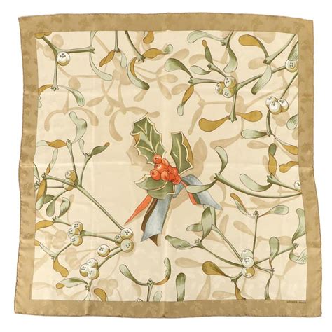 hermes neige d& 39|HERMES Silk Neige d'Antan Scarf 90 1510871 .